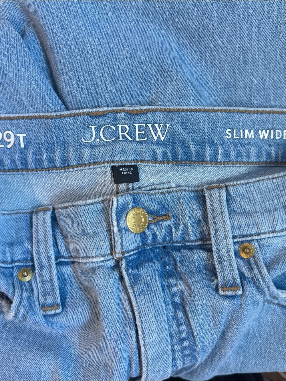 J crew Slim wide-leg jean